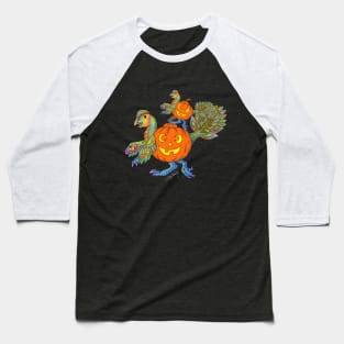 Halloween Oviraptor pumpkin with Jr. Baseball T-Shirt